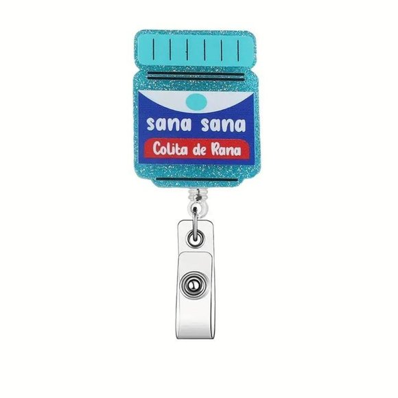 Funny Retractable Badge Holder with Alligator Clip ID Card Holder - Picture 1 of 8